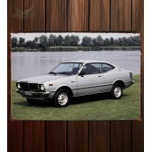 Металлическая табличка Toyota Corolla Hardtop Coupe (E37)